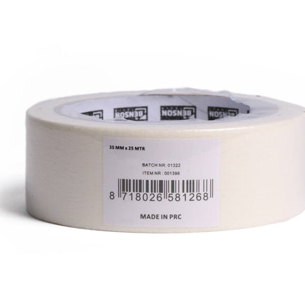 Afplaktape 35mm x 25m - Strakke Lijnen voor Schilderprojecten