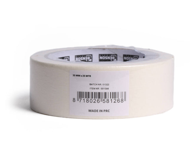 Afplaktape 35mm x 25m - Strakke Lijnen voor Schilderprojecten