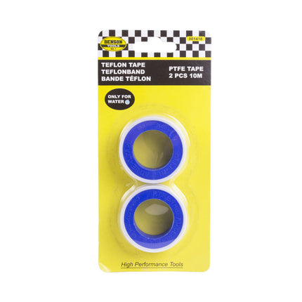 Teflontape 2 dlg, 10m: Waterleiding Afdichting, Niet voor Gas.