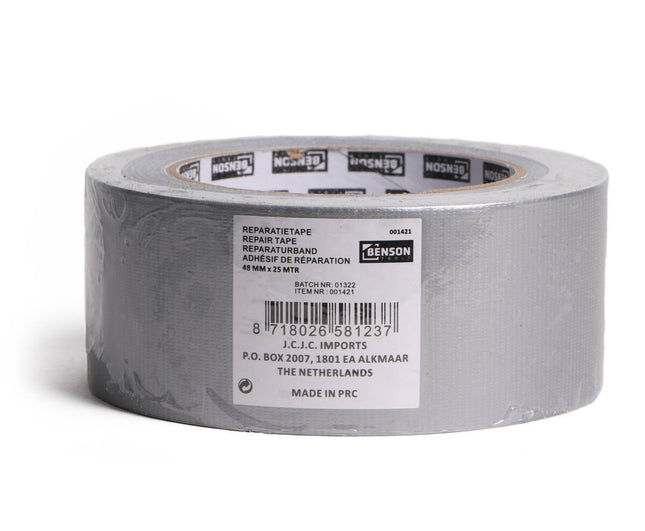 Reparatietape 25m Grijs - Waterbestendig, Sterke Hechting, Voor Metaal