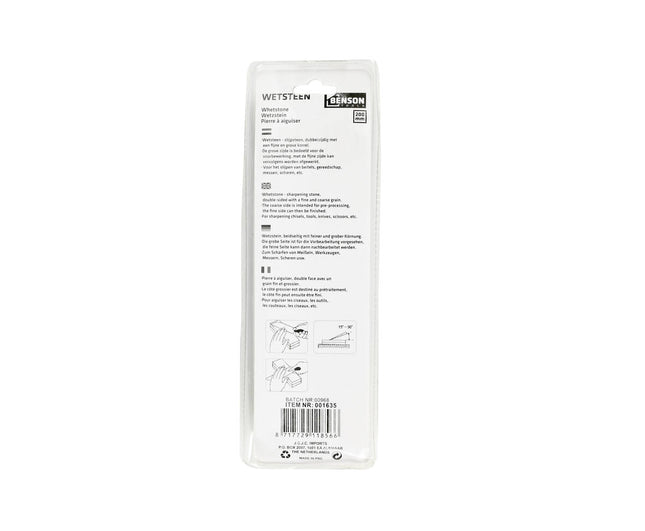 Wetsteen 8" - Dubbelzijdige 240/120 Korrel voor Messen & Beitels
