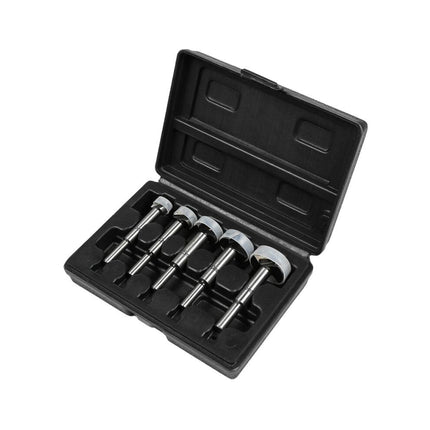 Forstnerboor Set 5 dlg: Precise gaten in hout, 15-35 mm bitmaten.