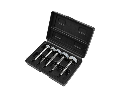Forstnerboor Set 5 dlg: Precise gaten in hout, 15-35 mm bitmaten.