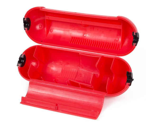Rode Stekkersafe Box: Spatwaterdicht, Geschikt Voor Buiten, 21x6.5x7cm