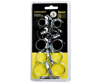 Slangklemmen Set 10 dlg - 5 maten, ideaal voor water- en luchtslangen