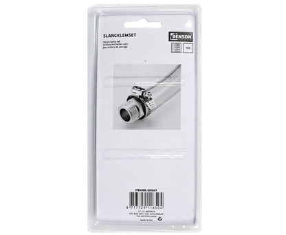 Slangklemmen Set 10 dlg - 5 maten, ideaal voor water- en luchtslangen