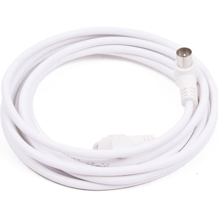 Coax Kabel 3m - Storingsvrij TV- en Radiosignaal, Coax Male-Female