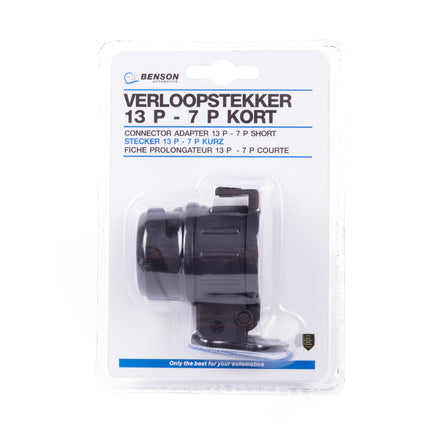 Compacte 13- naar 7-polige Stekker Verloop, Ideaal voor Trailers