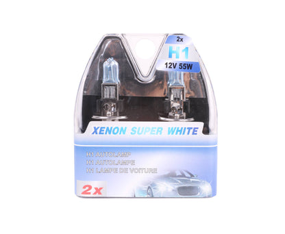 Autolamp H1 12V 55W Xenon Blauw Super Wit, 2 stuks, E4-goedgekeurd