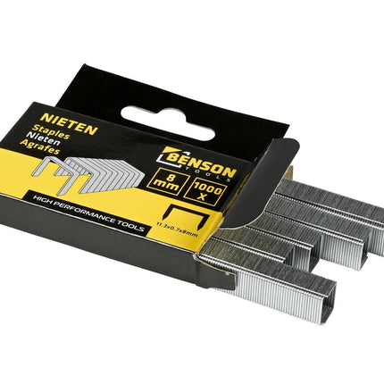 8mm x 0,7mm Nieten, 1000 Stuks, Voor Textiel en Posters Bevestigen