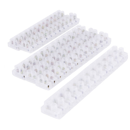 Kroonsteenset 6 dlg - 72 stuks, 3 maten voor elektrische aansluitingen