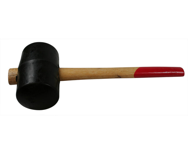 Rubberhamer ø90 mm Platte Kop - Ideaal voor Tegelwerk en Precisie