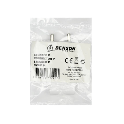 Stekker P Wit 2.5A - Compacte en Veilige Oplossing voor Thuisgebruik