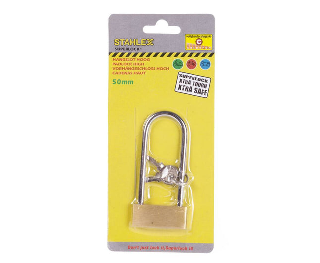 50 mm Stalen Hangslot - Weerbestendig voor Kluizen en Poorten