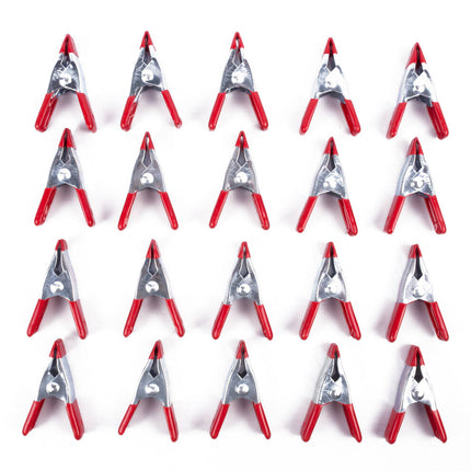 Zeilklem Mini 5cm, Staal/Kunststof, 2cm Bek - Ideaal voor Marktkraam