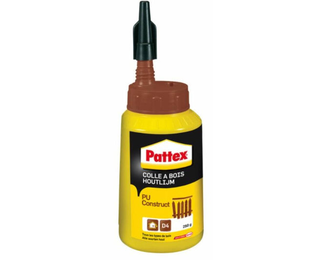 Pattex Constructielijm 250g: Sterke hechting hout, metaal, kunststof.