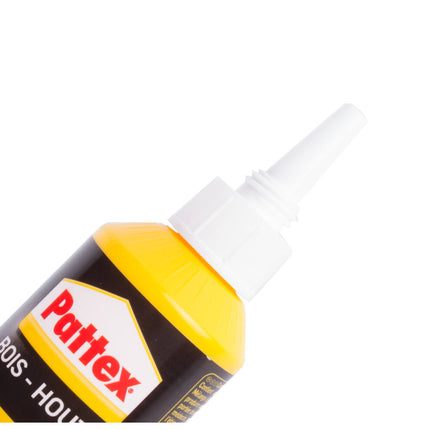 Pattex Houtlijm 75g, snelle droge tijd, ideaal voor houtverbindingen.