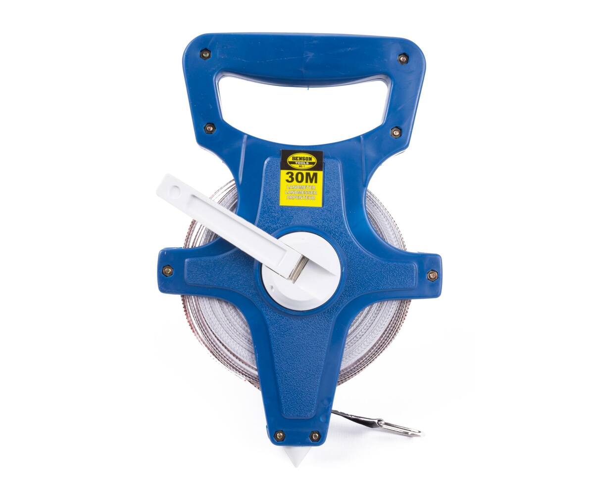 Landmeter 30m Glasfiber - Nauwkeurige Afstandmeting Tuin/Bouwplaats