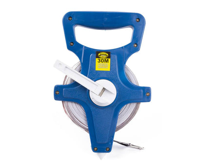 Landmeter 30m Glasfiber - Nauwkeurige Afstandmeting Tuin/Bouwplaats