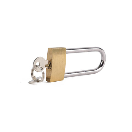 Hangslot Staal 30mm, 2 Sleutels, Ideaal voor Poorten en Kasten