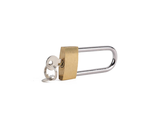Hangslot Staal 30mm, 2 Sleutels, Ideaal voor Poorten en Kasten