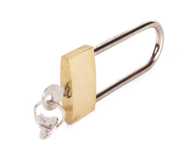 Hangslot 40 mm Staal - Beschermt Schuur, Fiets, Poort, Inclusief 3 Sleutels