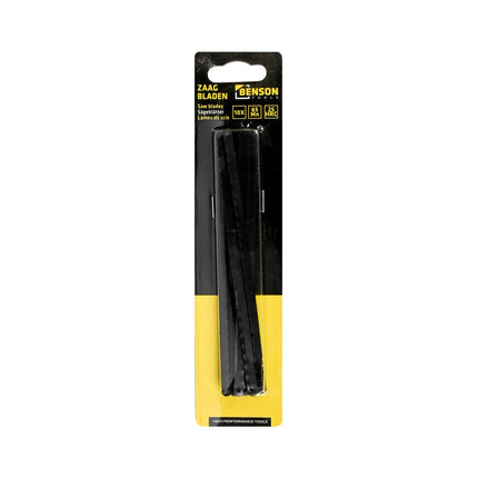 Zaagbladen 150 mm 10 st, 24 TPI, voor metaal, hout en kunststof.