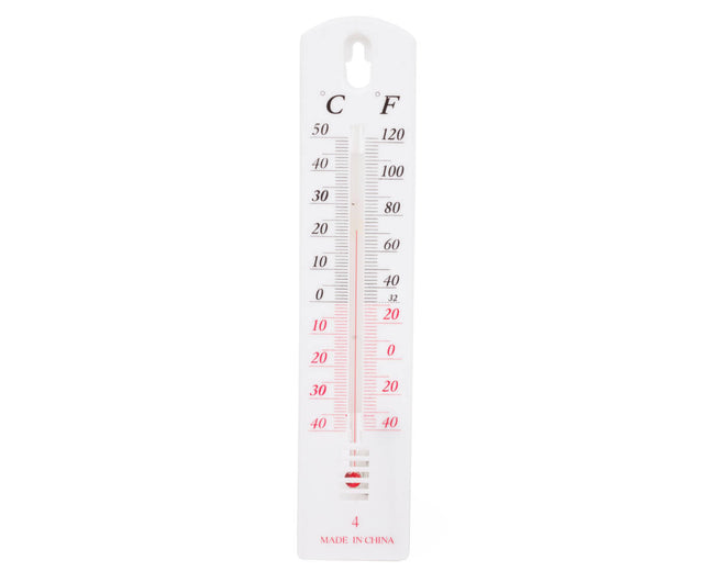 Witte Buitenthermometer - Meet -50°C tot 50°C voor Tuinmonitoring