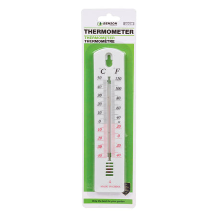 Witte Buitenthermometer - Meet -50°C tot 50°C voor Tuinmonitoring