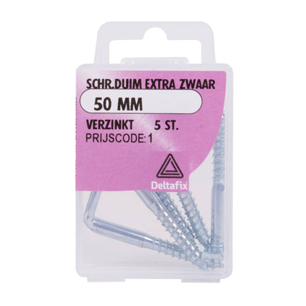 50 mm Stalen Schroefduim voor Zware Deuren en Poorten, Roestbestendig