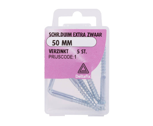 50 mm Stalen Schroefduim voor Zware Deuren en Poorten, Roestbestendig