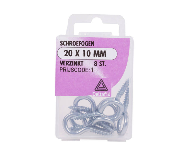 Schroefoog 20x10 mm - Ideaal voor Bevestigen van Decoraties