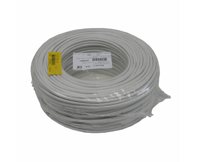 Stroomkabel 3 x 0.75mm², 100m Wit - Ideaal voor Verlichting.