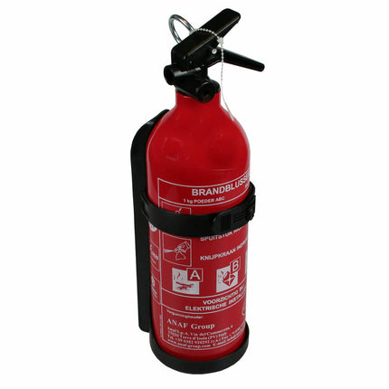 Brandblusser 1 kg - Voor A, B, C Branden, Inclusief Bevestigingsbeugel