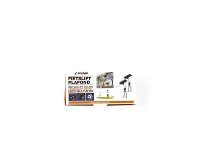 Fietslift Plafond: 20kg Max, Rubberen Haken, Ruimtebesparing Garage
