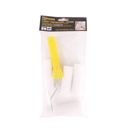 Lakset 5-dlg: Schuimrollers 100mm + Beugel 28cm voor Glad Resultaat