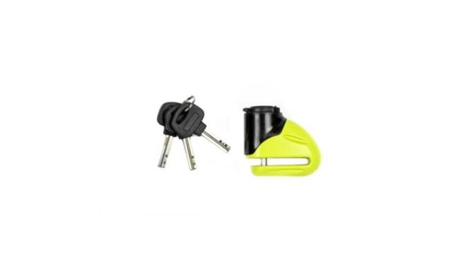 Schijfremslot 5.5 mm - Gehard Staal, Weerbestendig, Inclusief Reservesleutel