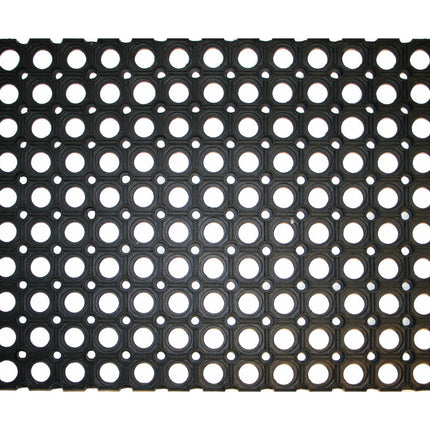 Rubberen Deurmat 40x60cm - Vuilvangend & Anti-Slip, Ideaal voor Entree