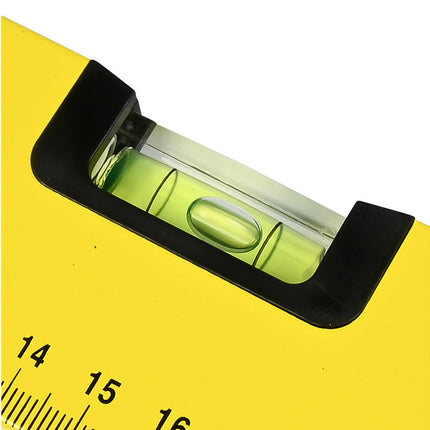 30 cm Aluminium Waterpas - Drievoudige Libellen, Compact en Lichtgewicht