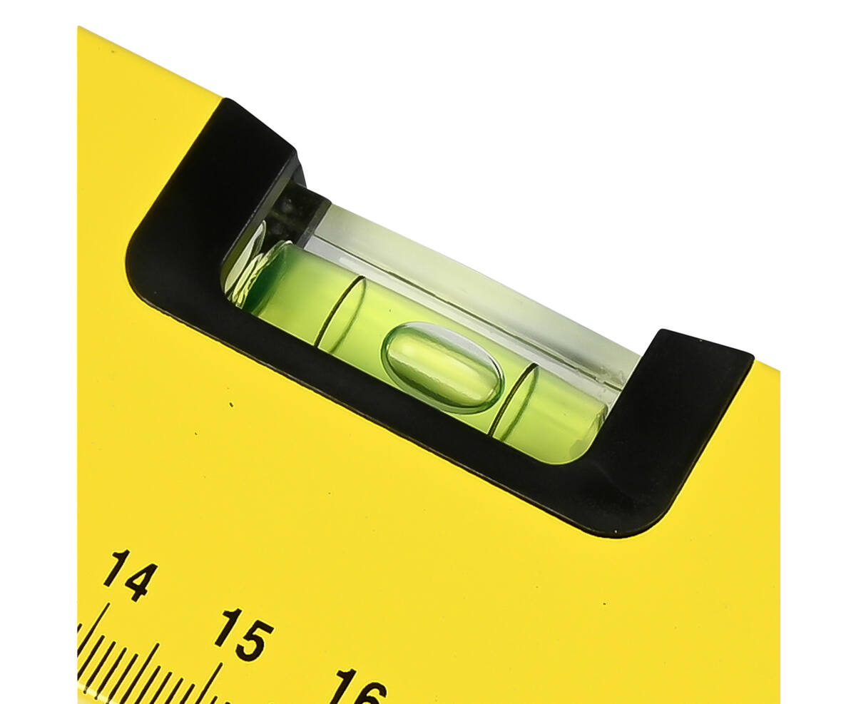 30 cm Aluminium Waterpas - Drievoudige Libellen, Compact en Lichtgewicht