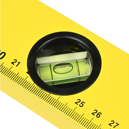 30 cm Aluminium Waterpas - Drievoudige Libellen, Compact en Lichtgewicht
