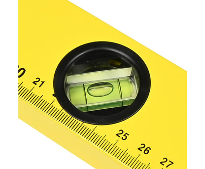 30 cm Aluminium Waterpas - Drievoudige Libellen, Compact en Lichtgewicht