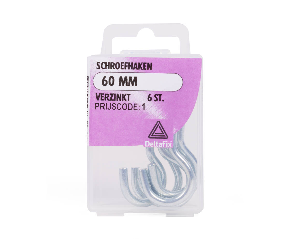 Schroefhaak 60 mm Staal - Perfect voor Ophangen Gereedschap