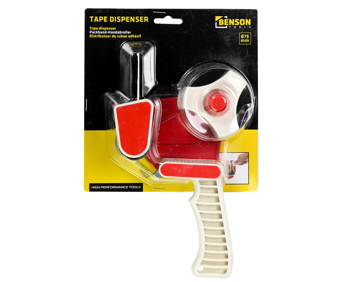 Tapedispenser 76mm kern, 50mm breed - Voor magazijnverpakking