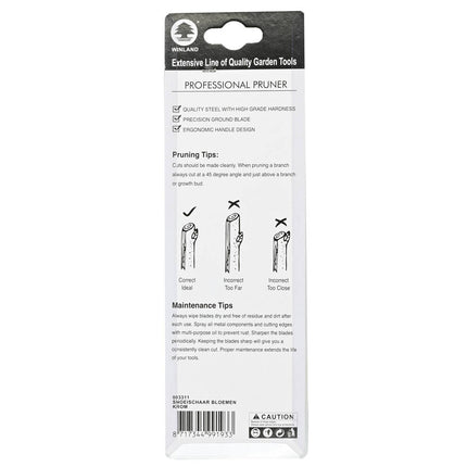 Snoeischaar 15 cm - Voor nauwkeurig snoeien van bloemen en takken tot 18mm.