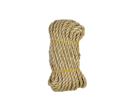 Touw 8mm x 10m Beige, Polypropyleen, 960kg Breeksterkte, Outdoor/DIY