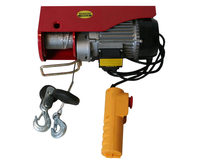 Hijsinrichting 250-500 kg, 12m kabel, 780W - Ideaal voor bouwprojecten.