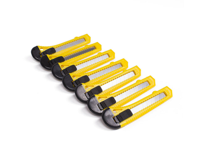 Afbreekmessen 18mm 7-delig - Ideaal voor Papier & Karton Snijden