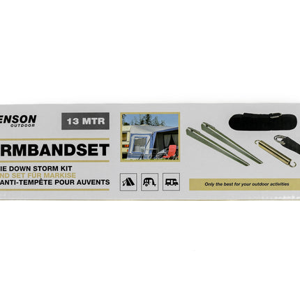 Stormbandset 13 mtr – Materiaal Nylon – sterk en weerbestendig, 13 meter, 20 cm