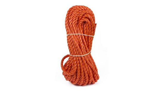 Touw 8 mm x 20 mtr streng oranje